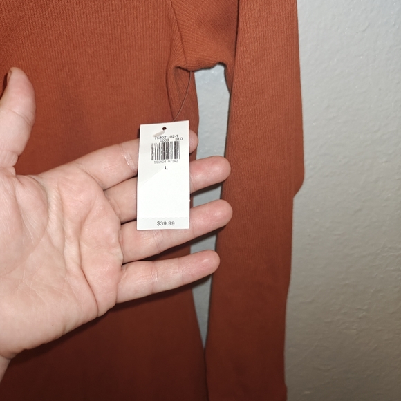 Old Navy Women's Fitted Rib-Knit Square-Neck Dress Size L - Picture 6 of 10